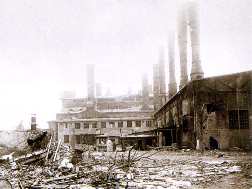 Elektrownia Warszawska w styczniu 1945