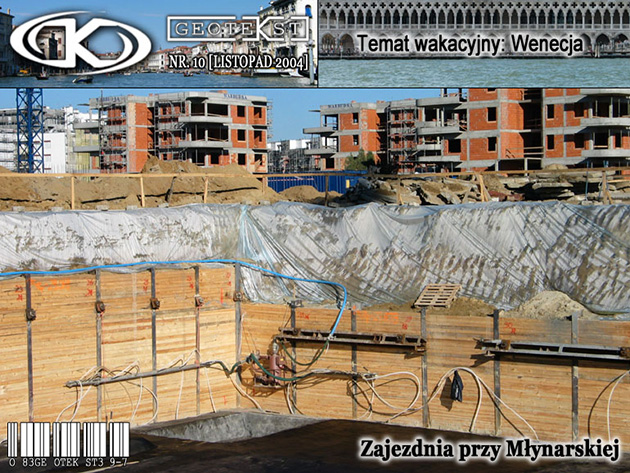 Na okładce: wykop na terenie budowy osiedla Marina na Mokotowie w Warszawie
